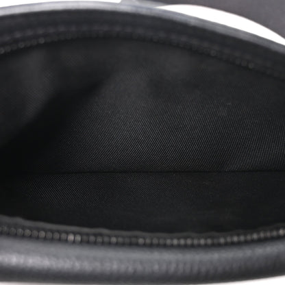 Grained Calfskin Aerogram Takeoff Sling Black