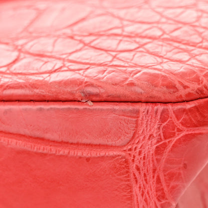 Alligator Jumbo Double Flap Red