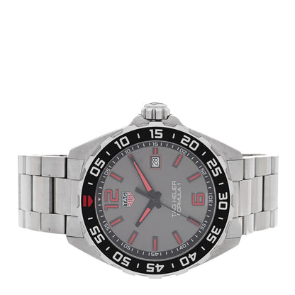 Stainless Steel 43mm Formula 1 Quartz Watch Silver WAZ1018