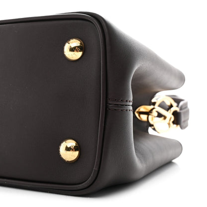 Smooth Calfskin Capucines MM Souple Chocolate