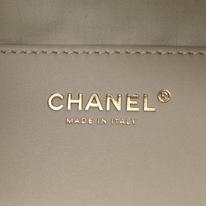 Caviar Quilted Small Chanel 25 Handbag Light Grey