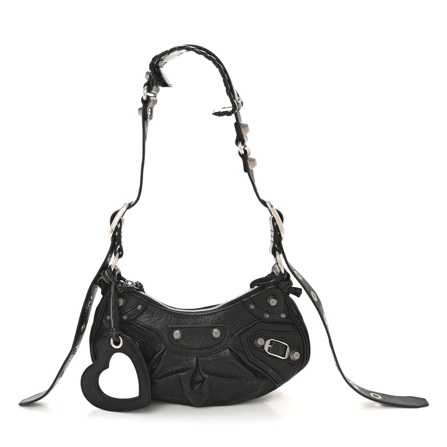 Agneau Arena Le Cagole Shoulder Bag XS Black