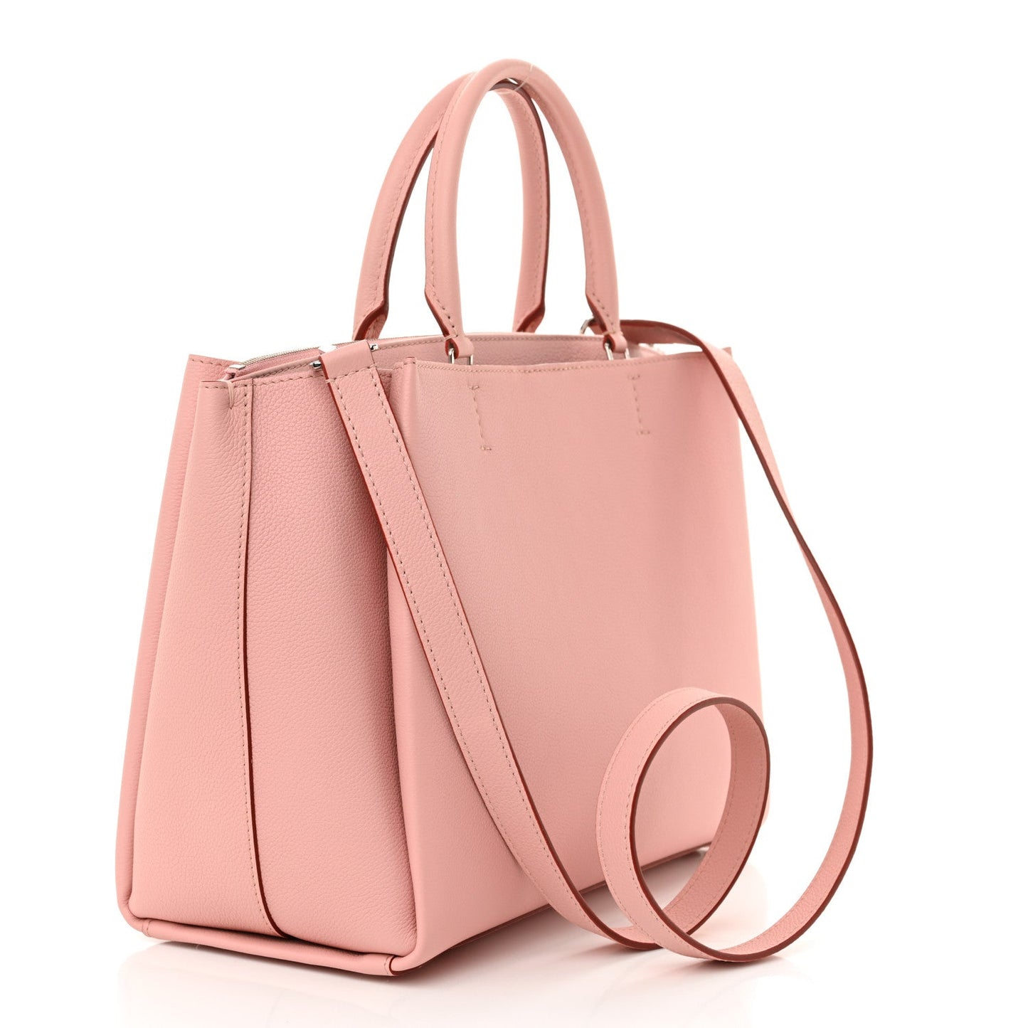 Calfskin Lockmeto Rose Poudre