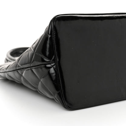 Patent Medallion Tote Black