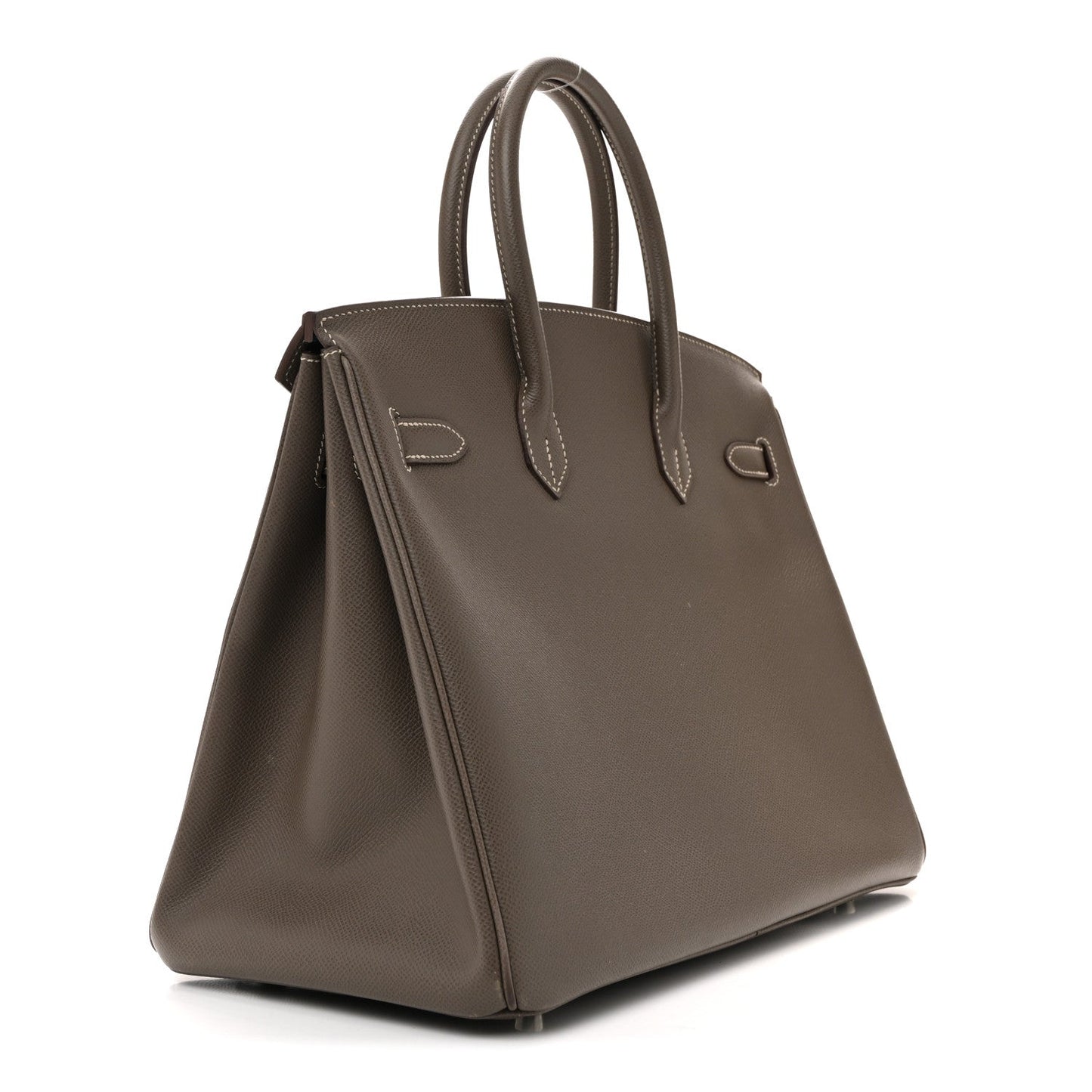 Epsom Candy Birkin 35 Etain Bleu Thalassa