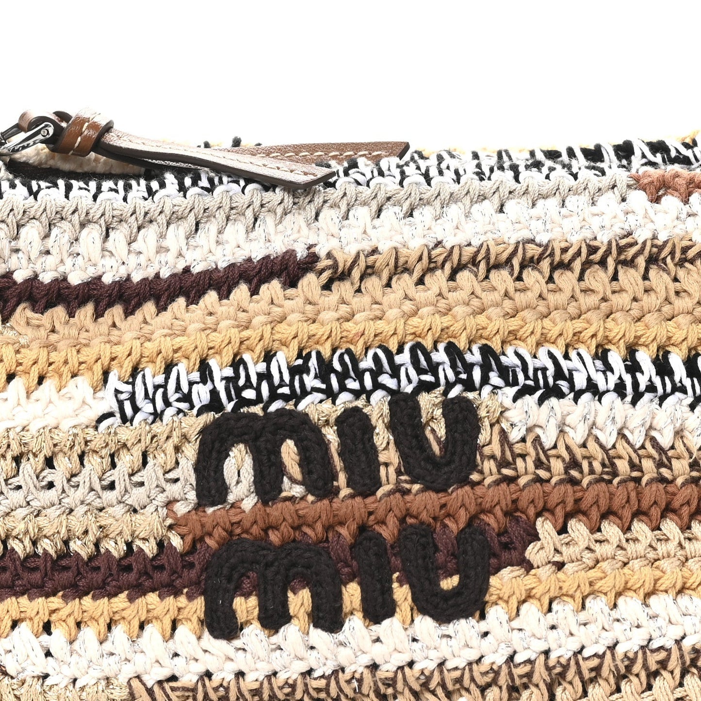 Fabric Crochet Mini Spirit Bag Naturale Multicolor