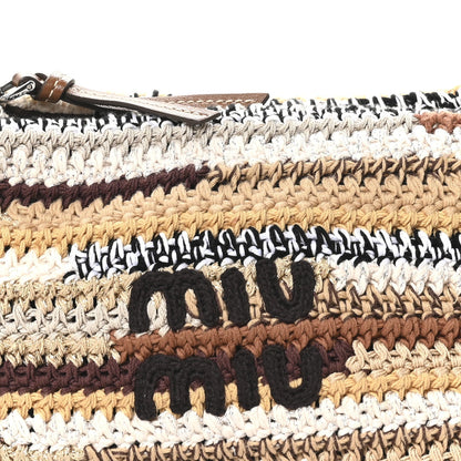 Fabric Crochet Mini Spirit Bag Naturale Multicolor