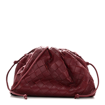 Nappa Intrecciato The Mini Pouch Bordeaux