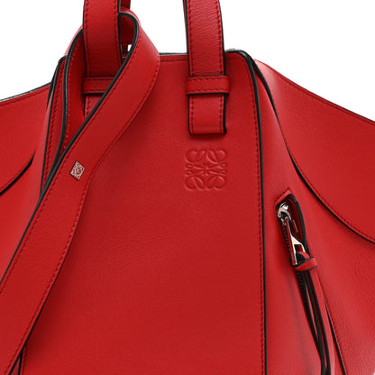 Calfskin Small Hammock Shoulder Bag Scarlet Red