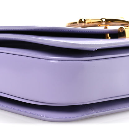 Patent Siena Small Shoulder Bag Lapis