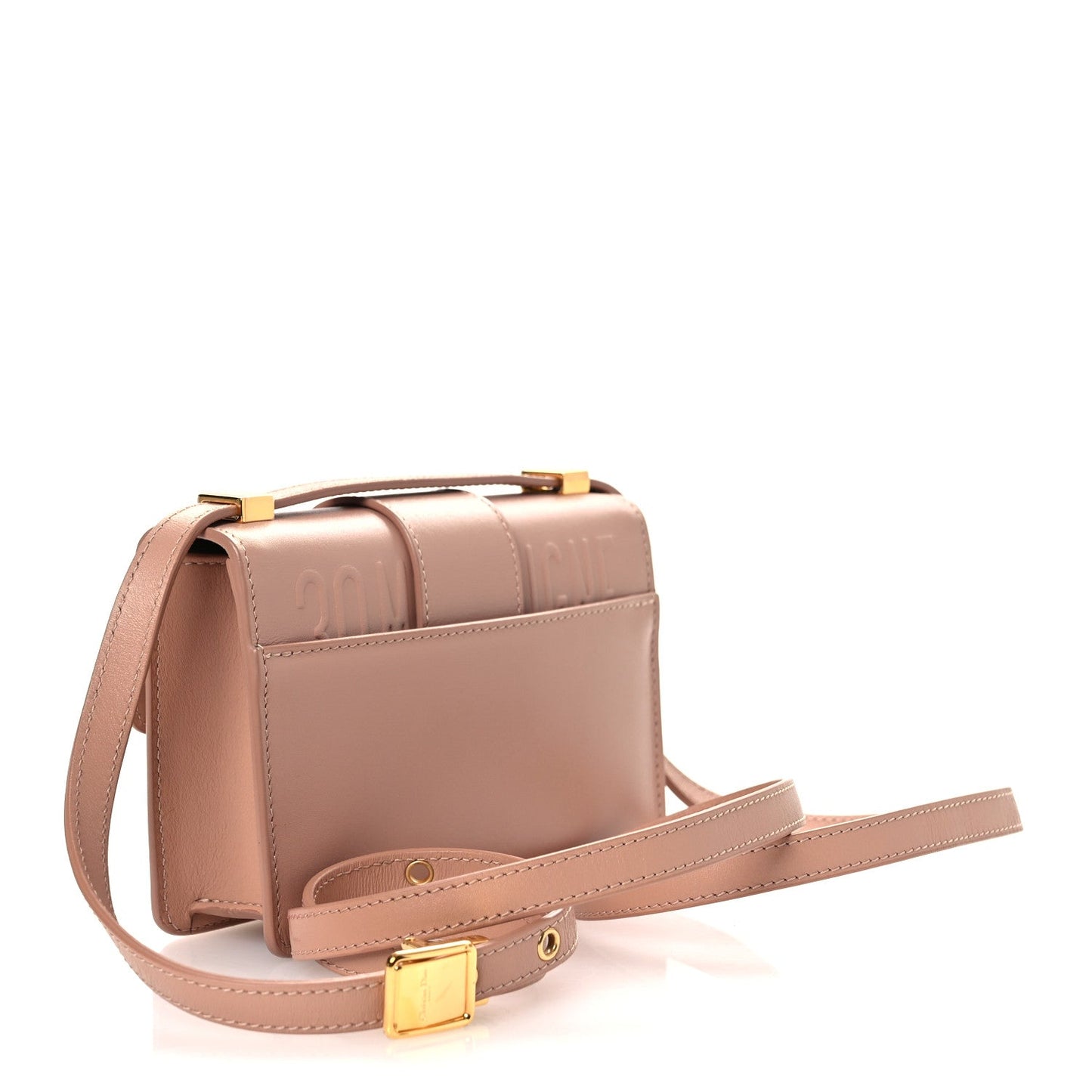 Box Calfskin Micro 30 Montaigne Flap Bag Rose Des Vents