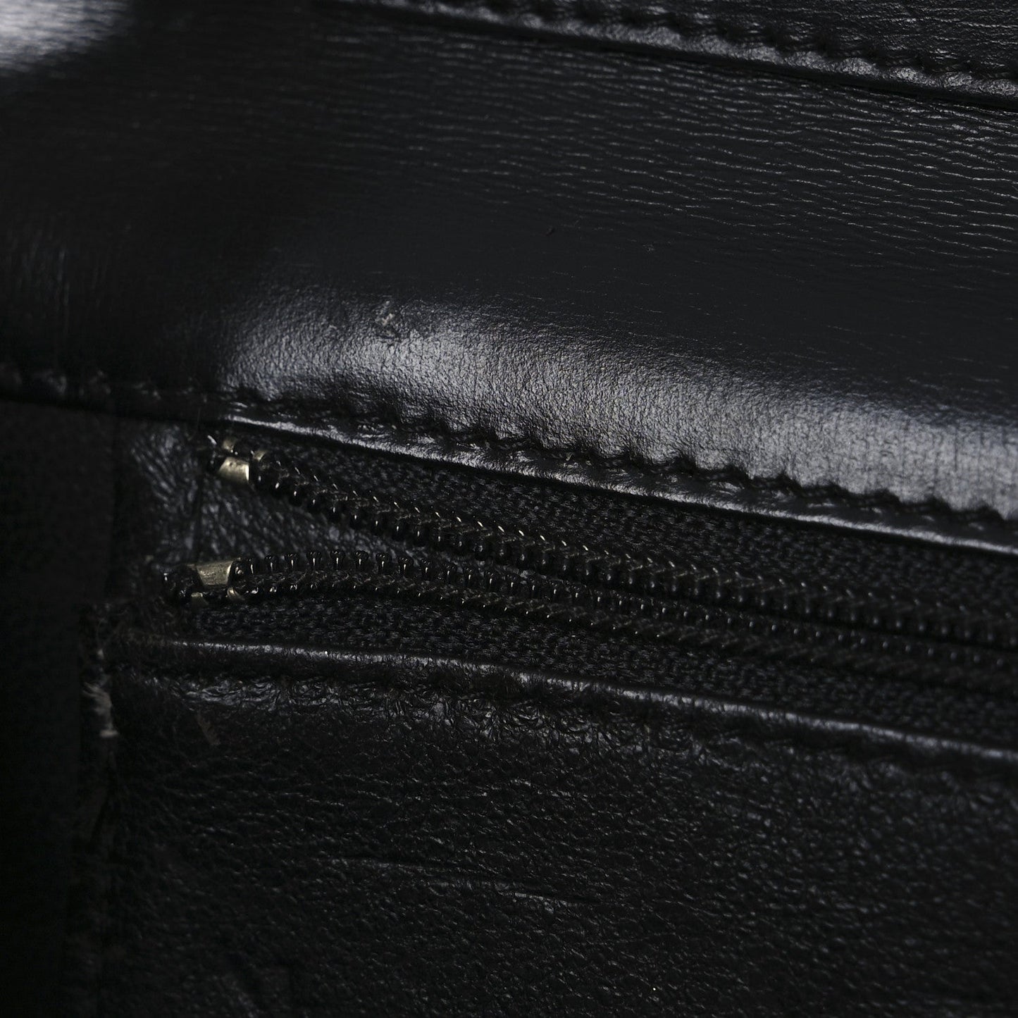 Lambskin Chevron Quilted Small Single Flap Black