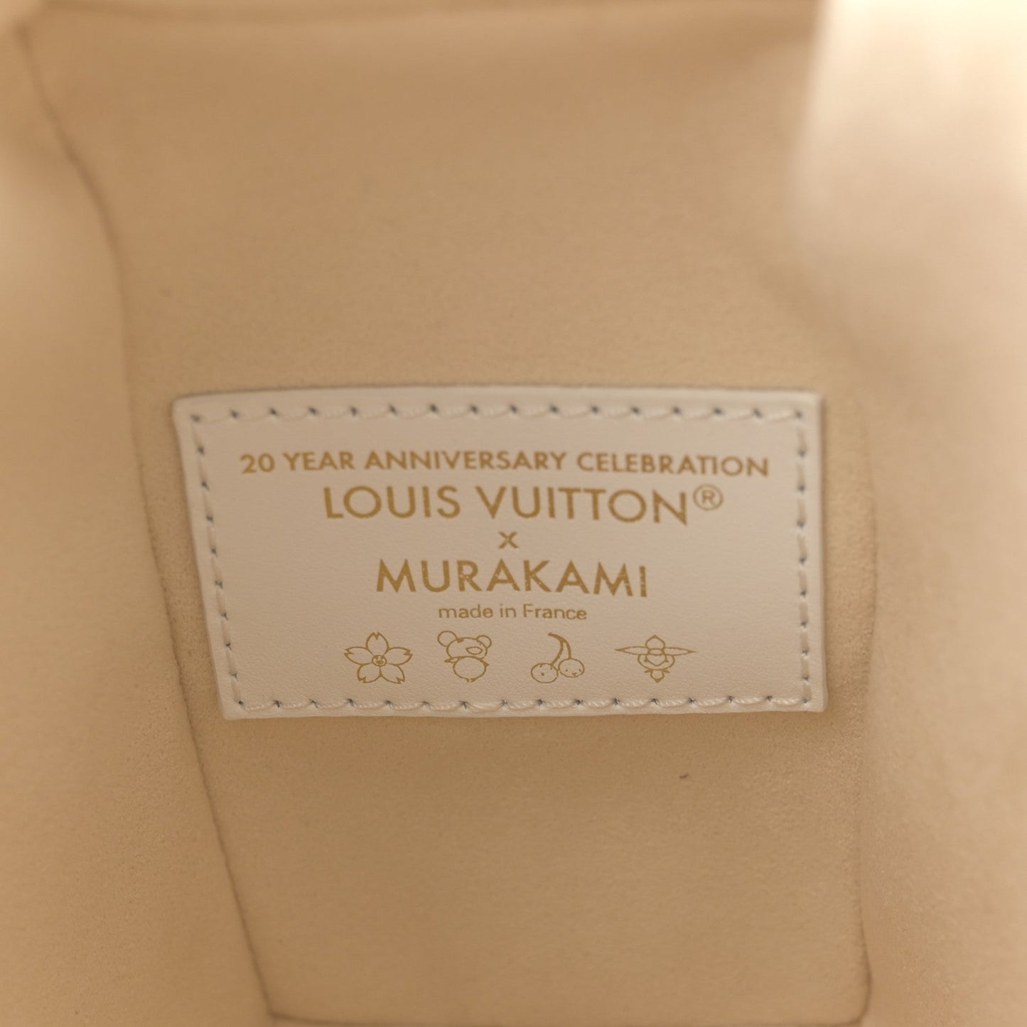 LV x TM Cowhide Monogram Multicolor Side Trunk MM White