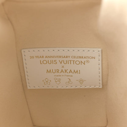 LV x TM Cowhide Monogram Multicolor Side Trunk MM White