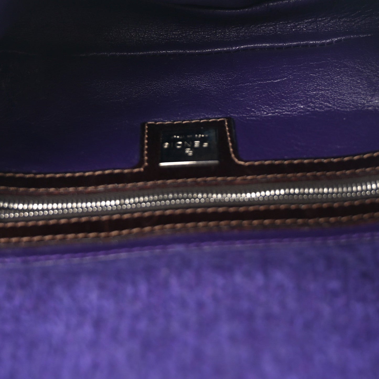 Knit Baguette Purple