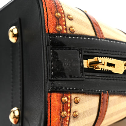 Transformed Canvas Patent Time Trunk Alma PM Beige