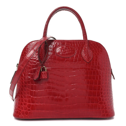Shiny Porosus Crocodile Bolide 31 Rouge Vif
