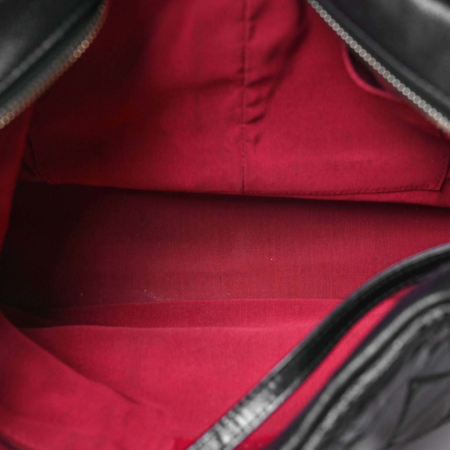 Aged Calfskin Quilted Large Gabrielle Hobo  Black