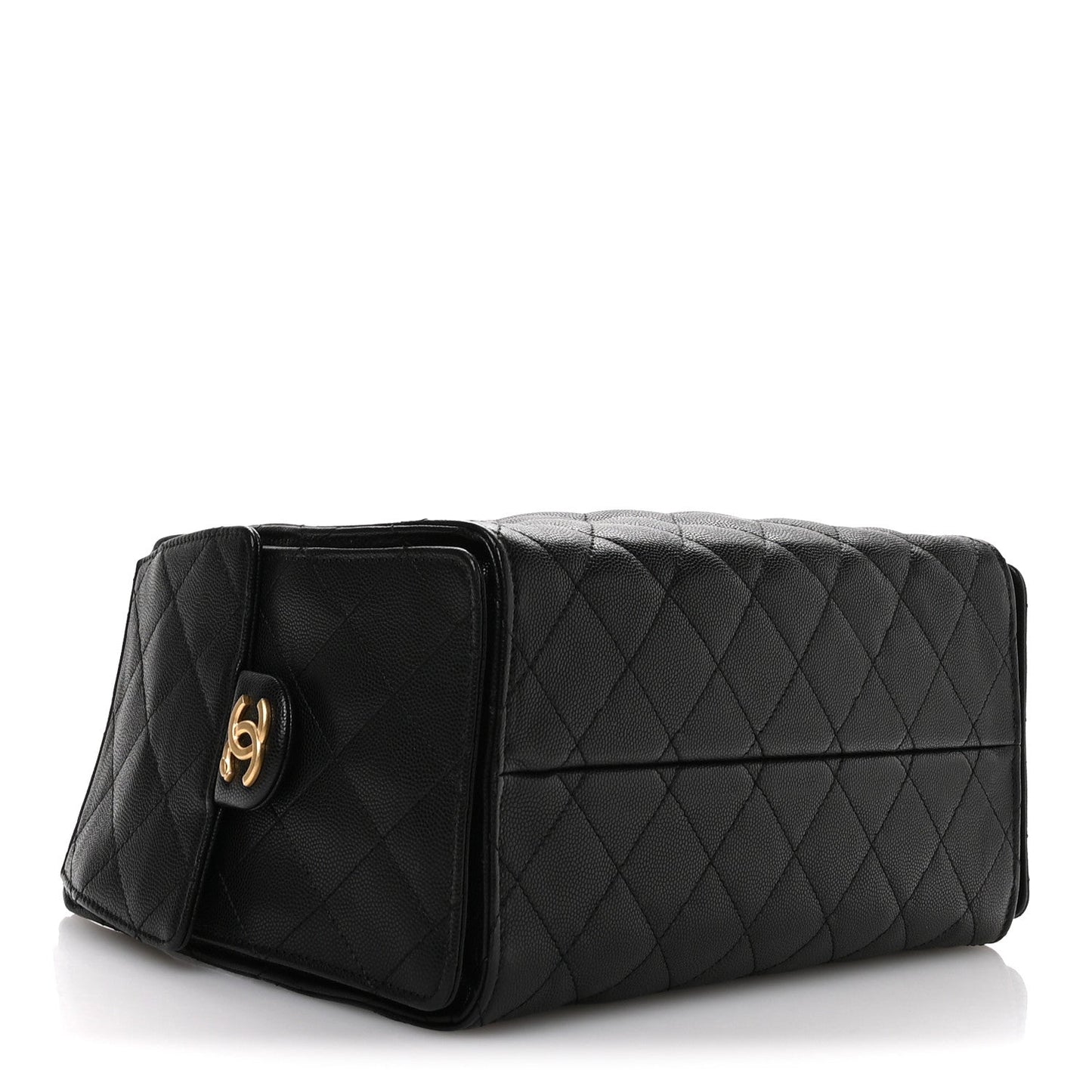 Caviar Quilted Small Chanel 25 Handbag Black