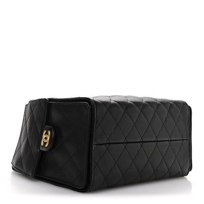 Caviar Quilted Small Chanel 25 Handbag Black