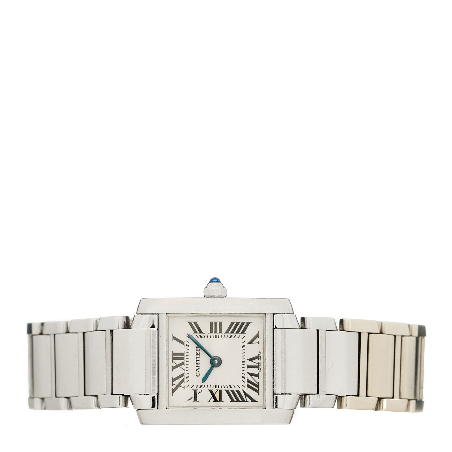 Stainless Steel 20mm Tank Francaise Quartz Watch