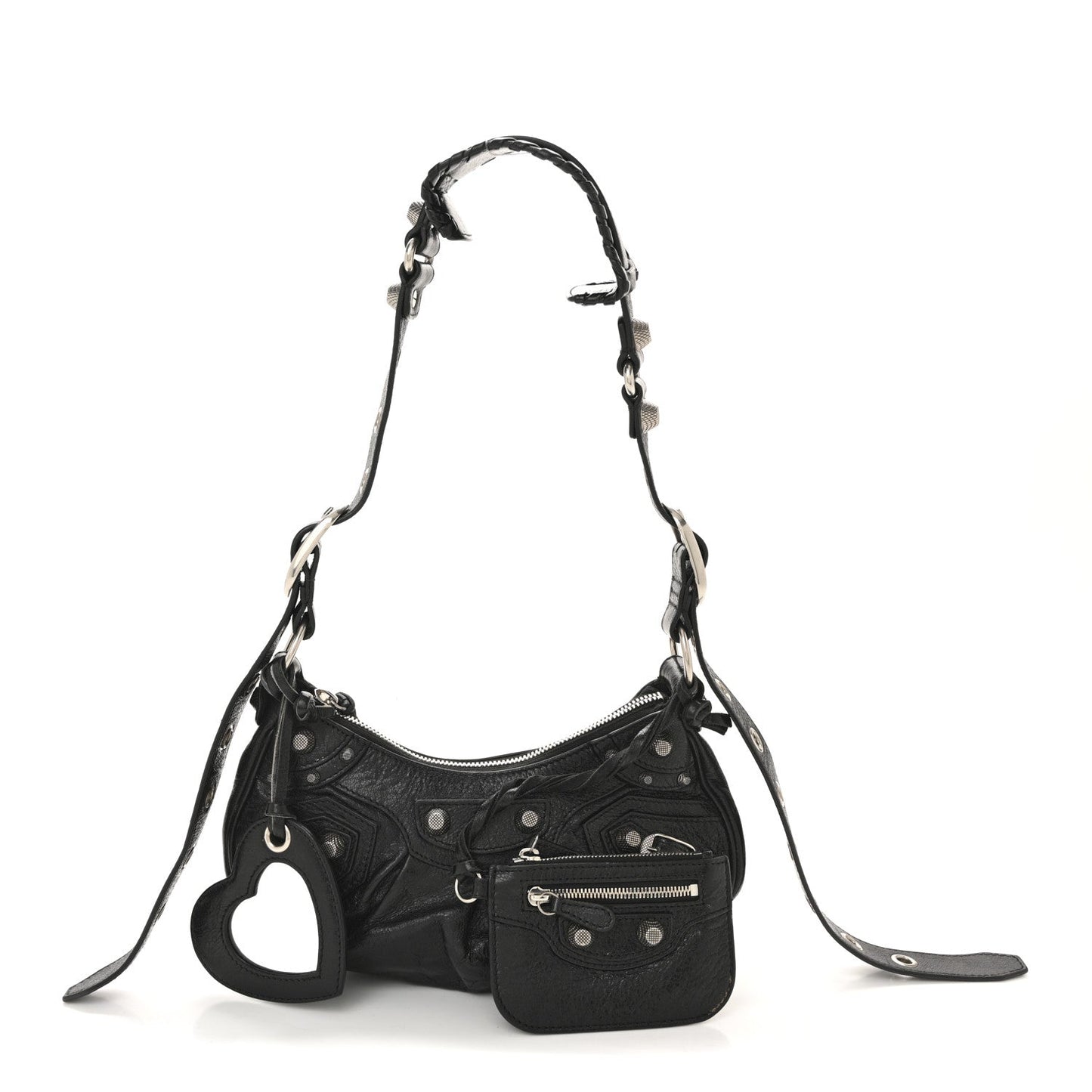 Agneau Arena Le Cagole Shoulder Bag XS Black
