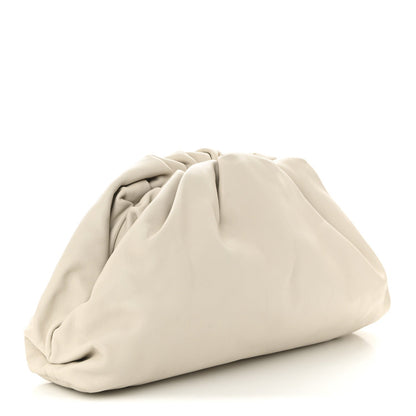Smooth Butter Calf The Pouch Oversized Clutch Plaster