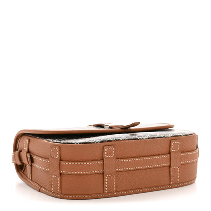 Goyardine Belvedere II PM Messenger Bag Black Gold