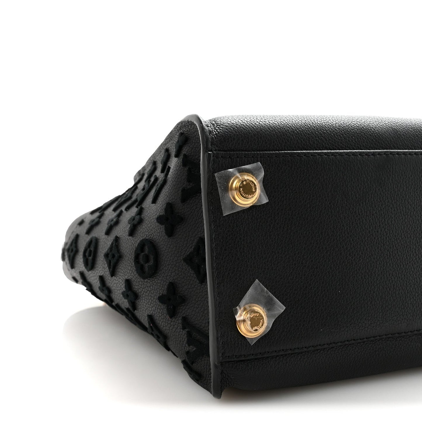 Calfskin Monogram Tufting On My Side Black