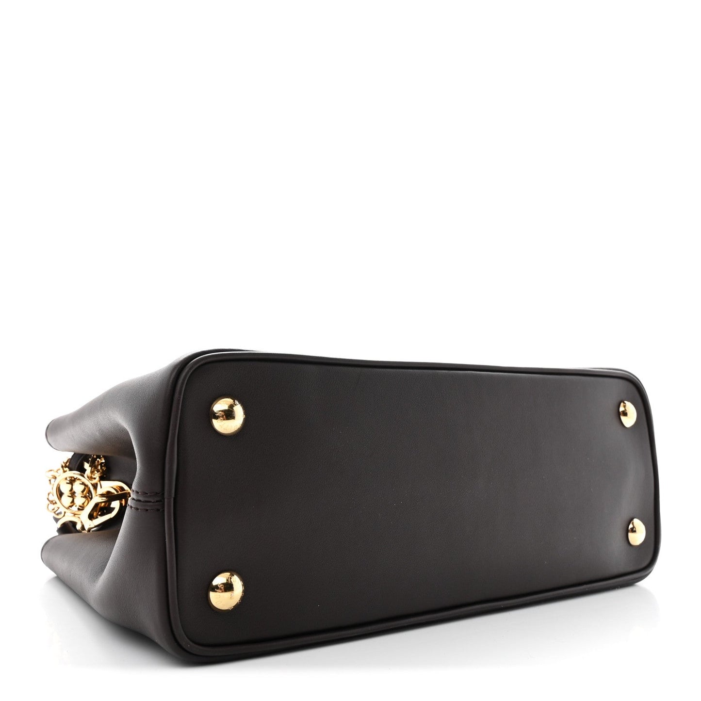 Smooth Calfskin Capucines MM Souple Chocolate