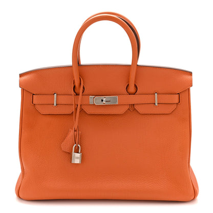 Togo Birkin 35 Orange