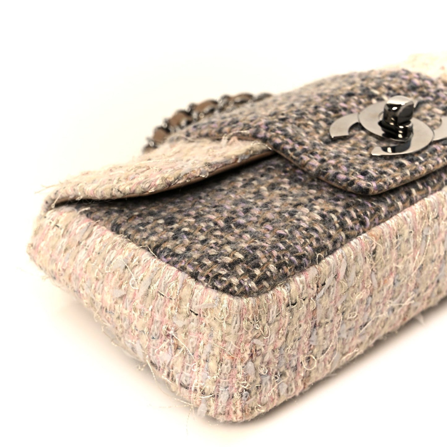 Tweed Small Fantasy Flap Grey