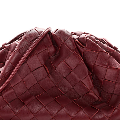 Nappa Intrecciato The Mini Pouch Bordeaux