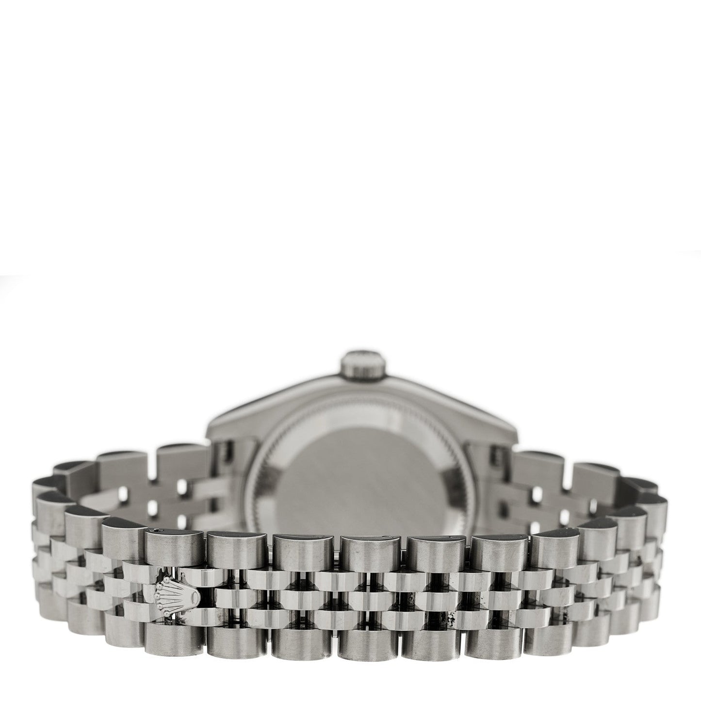 Stainless Steel 18K White Gold 26mm Oyster Perpetual Datejust Watch Black Roman 179174