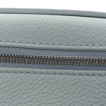 Grained Calfskin Extra Pocket Mini Pouch Minty Breeze