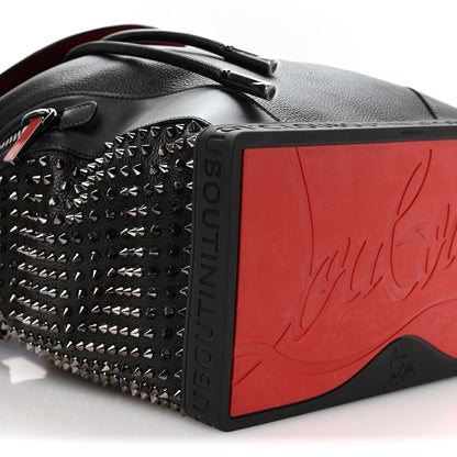 Calfskin Spiked Explorafunk Backpack Black