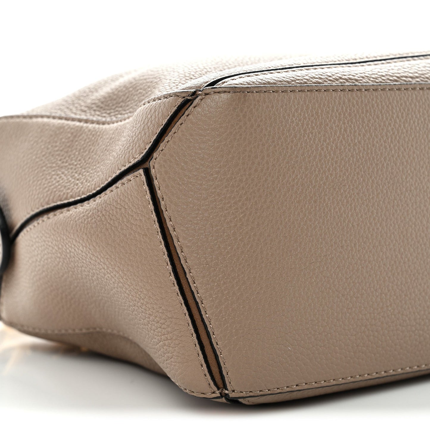 Grained Calfskin Small Puzzle Bag Sand Mink