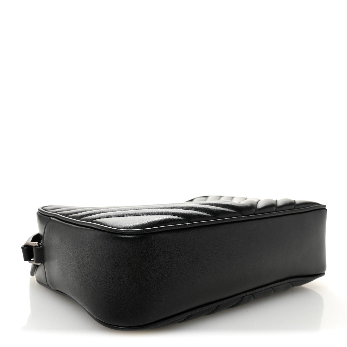 Calfskin Matelasse Monogram Lou Camera Bag Black