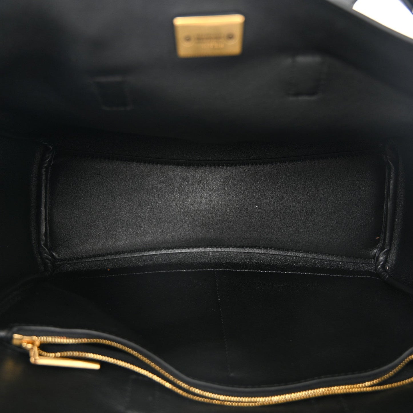 Smooth Calfskin Small Bel Air Carry All Bag Black