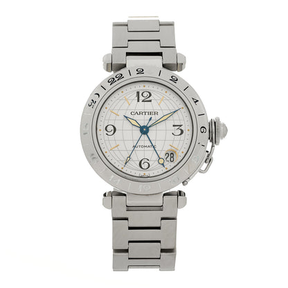 Stainless Steel 35mm Pasha GMT Automatic Watch