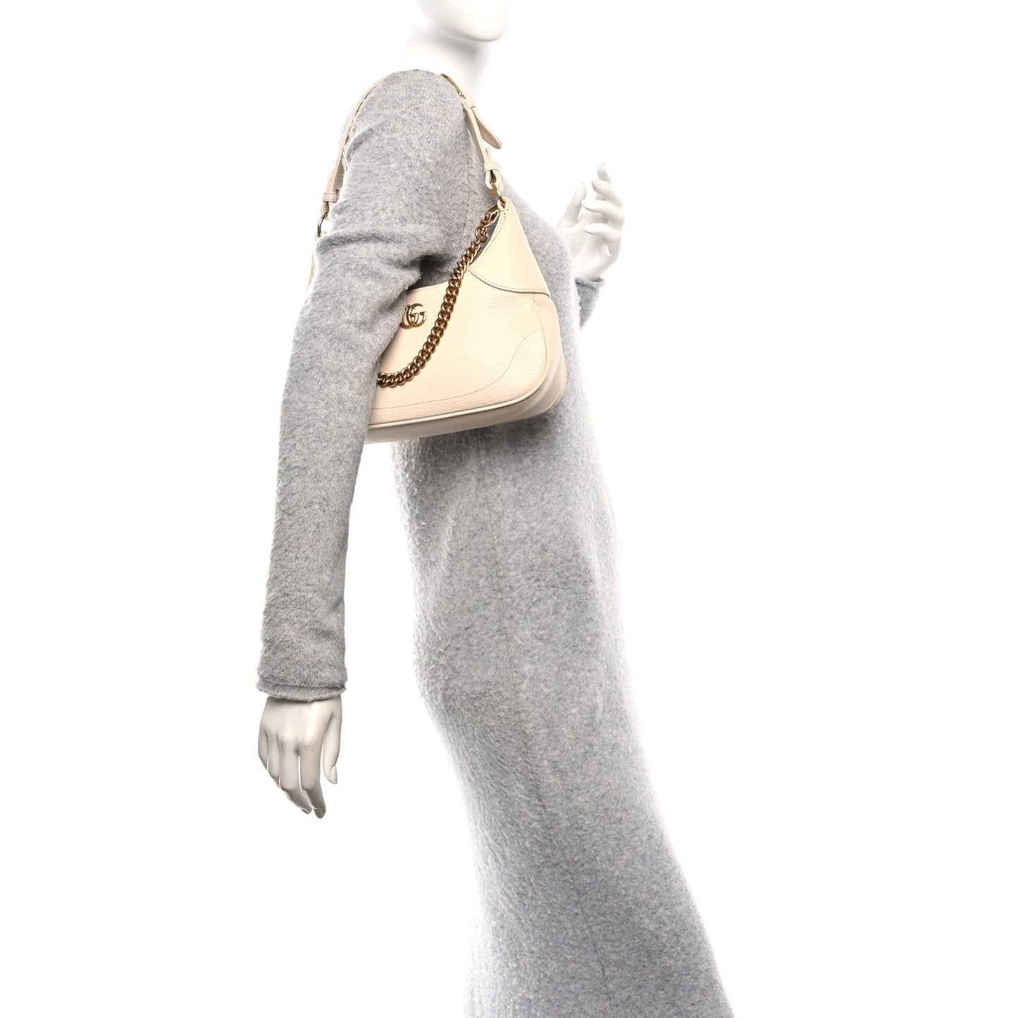 Goatskin Small Aphrodite Shoulder Bag Skin Rose