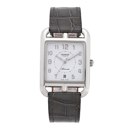 Stainless Steel Alligator 29mm Cape Cod Automatic Watch Gris Perle