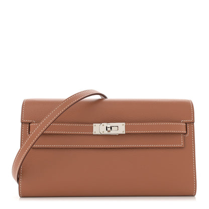 Evercolor Kelly Wallet To Go Gold