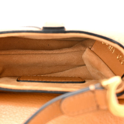 Goatskin Micro Saddle Bag Camello