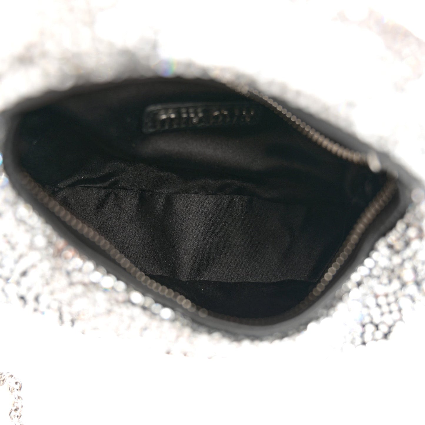 Crystal Silk Starlight Mini Wander Hobo Black