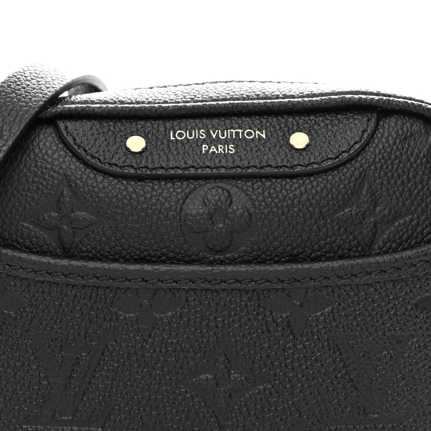 Empreinte Monogram Tiny Camera Bag Black