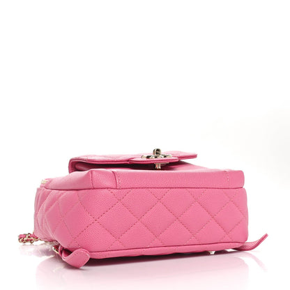 Caviar Quilted Small CC Day Backpack Pink
