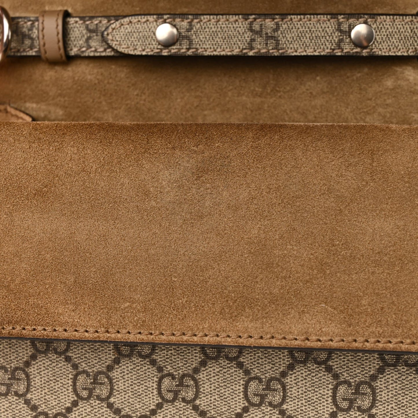 GG Supreme Monogram Small Dionysus Top Handle Bag Taupe