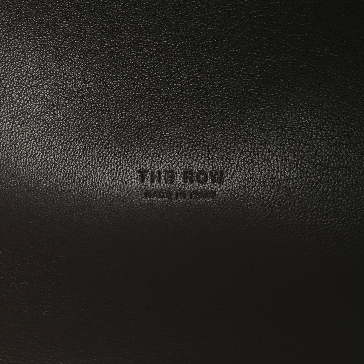 Woven Calfskin Medium N/S Tote Bag Dark Brown