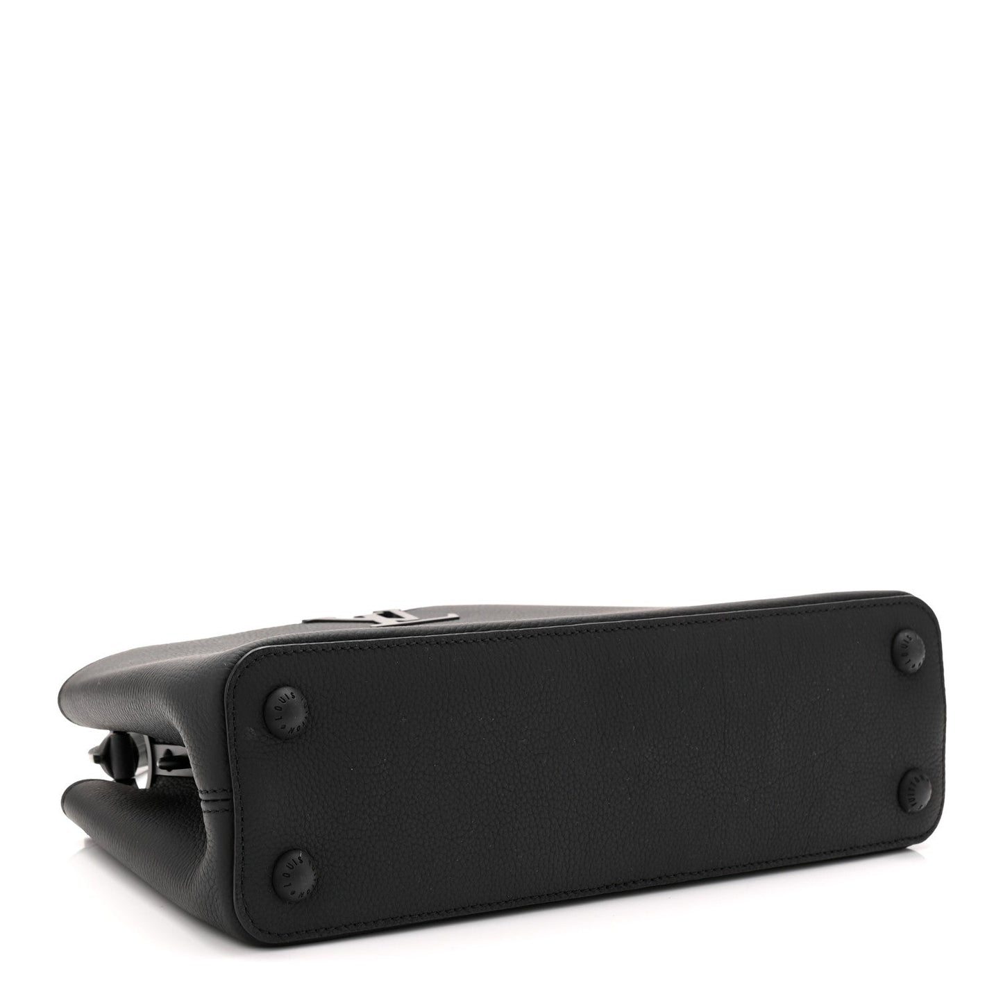 Taurillon Capucines East West MM Matte Black